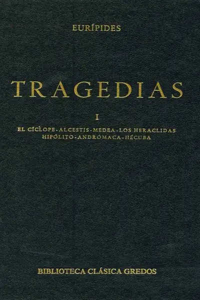 Portada del libro: 4 Eur�Pides Tragedias I