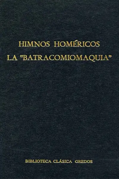 Portada del libro: 8 Homero Himnos Hom�Ricos La Batracomiomaquia