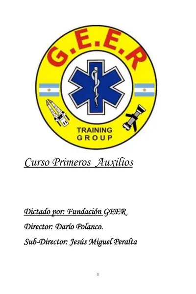 Portada del libro: Copia De Apuntes Curso Primeros Auxilios