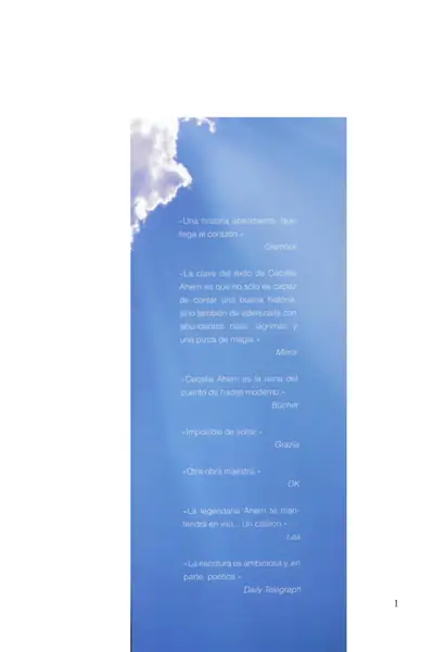 Portada del libro: Cecelia Ahern Recuerdos Prestados