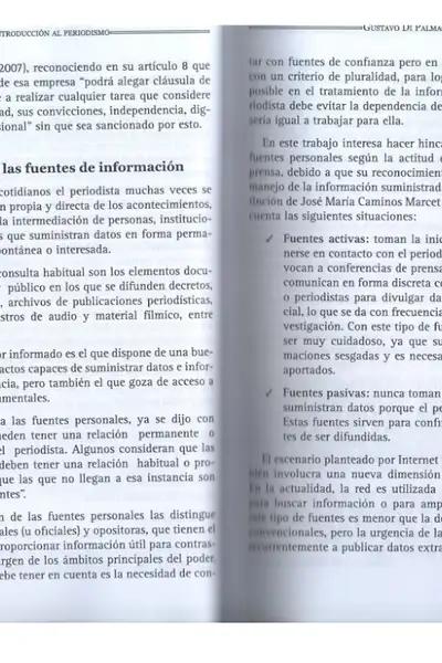 Portada del libro: Di Palma Gustavo IntroduccióN Al Periodismo