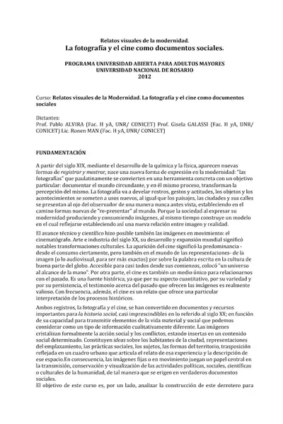 Portada del libro: La Fotografia Y Cine Como Documentos Sociales