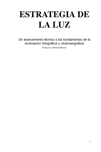 Portada del libro: Estrategias De Luz
