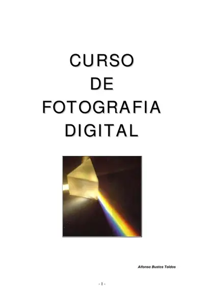 Portada del libro: Curso De Fotografia Digital Alfonso Bustos