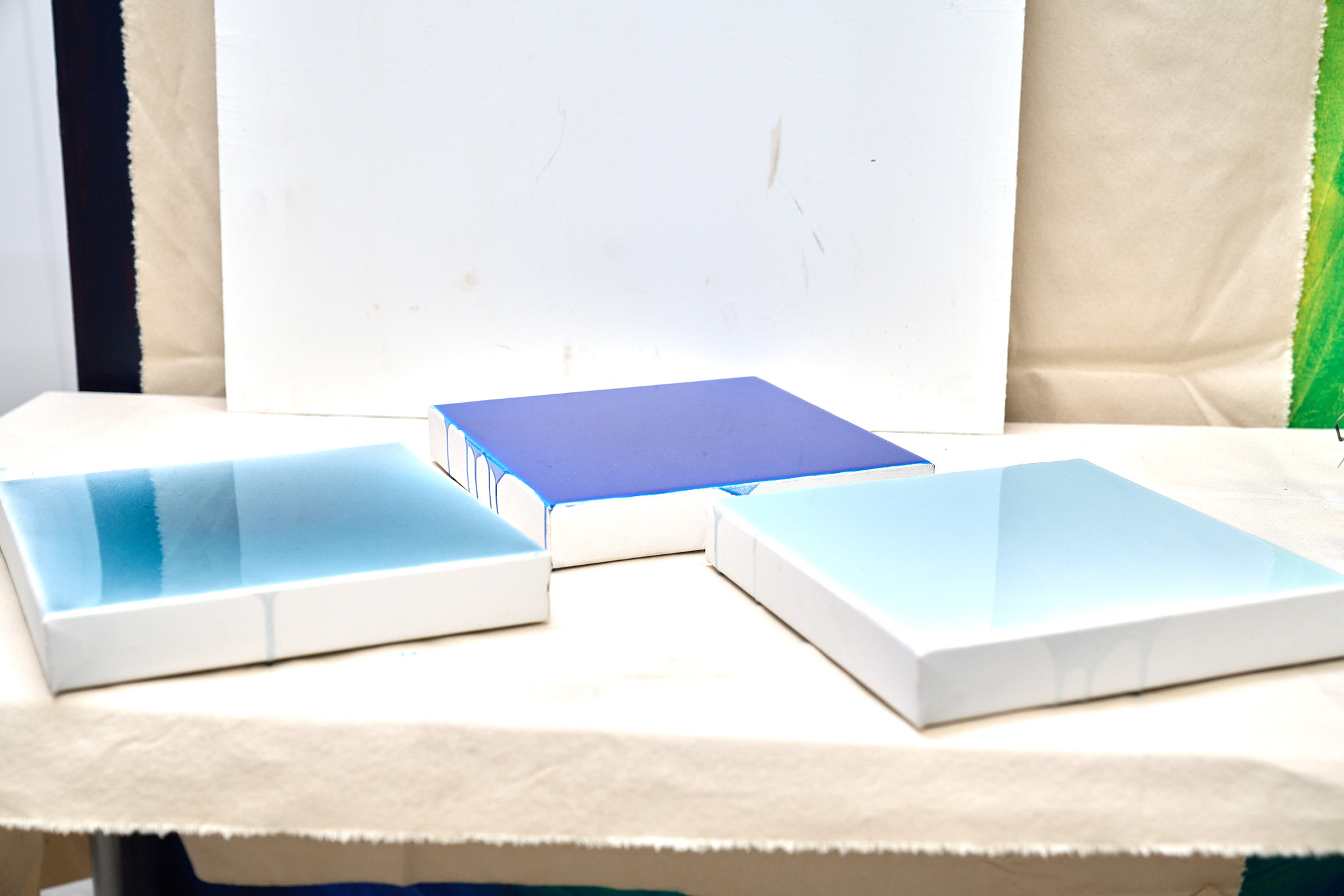 Blue Resin Squares detail 7