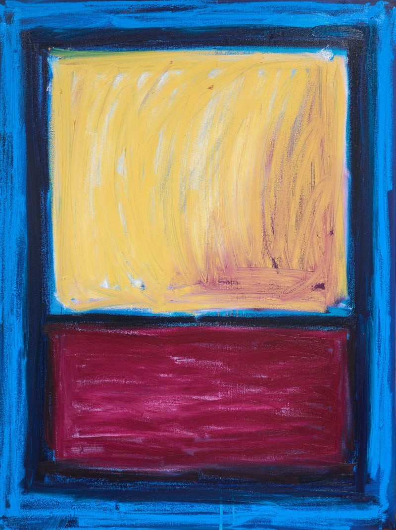 Natural Progressions 2 by Julian Castro — bold color-field oil painting