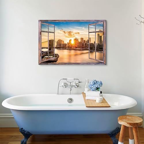 Vue 6 de Aiyisu Brooklyn Bridge Toile