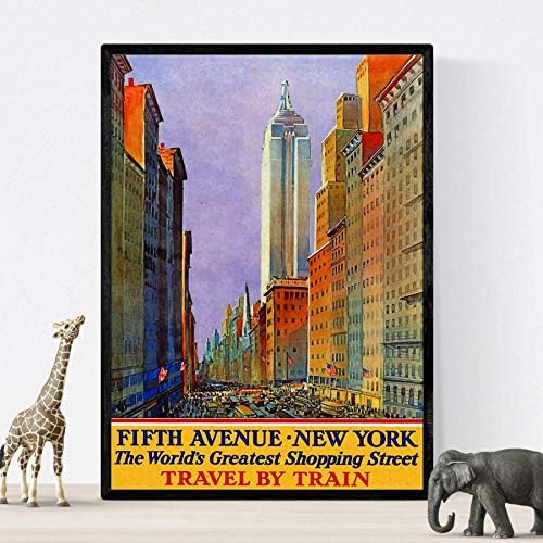 Vue 3 de Nacnic Poster Vintage Affiche
