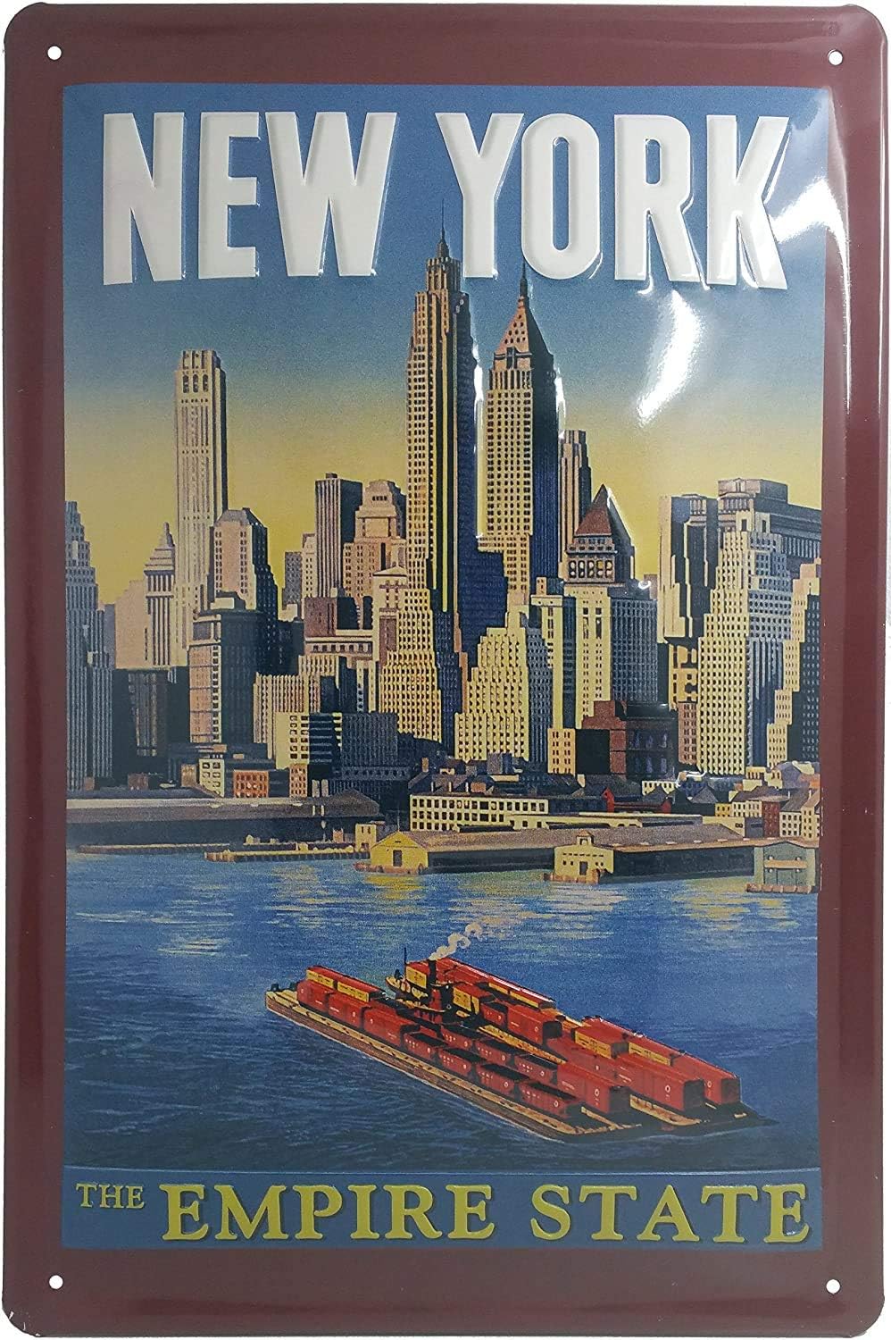Plaque Murale En Metal
