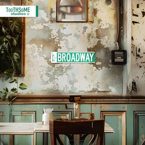Vue 2 de Broadway Plaque De Rue
