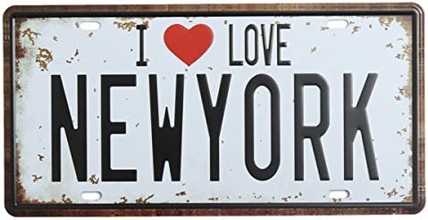 New York License Plate