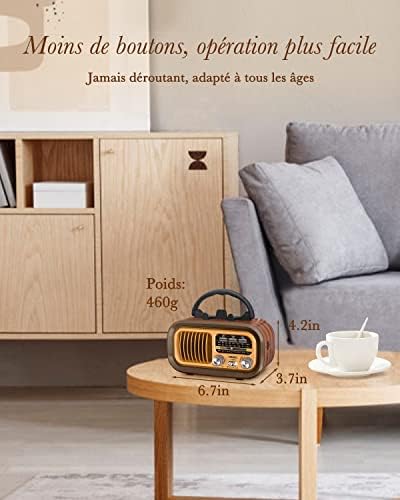 Vue 5 de Poste Radio Vintage Prunus