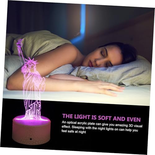 Vue 3 de Lurrose Lampe Led Statue