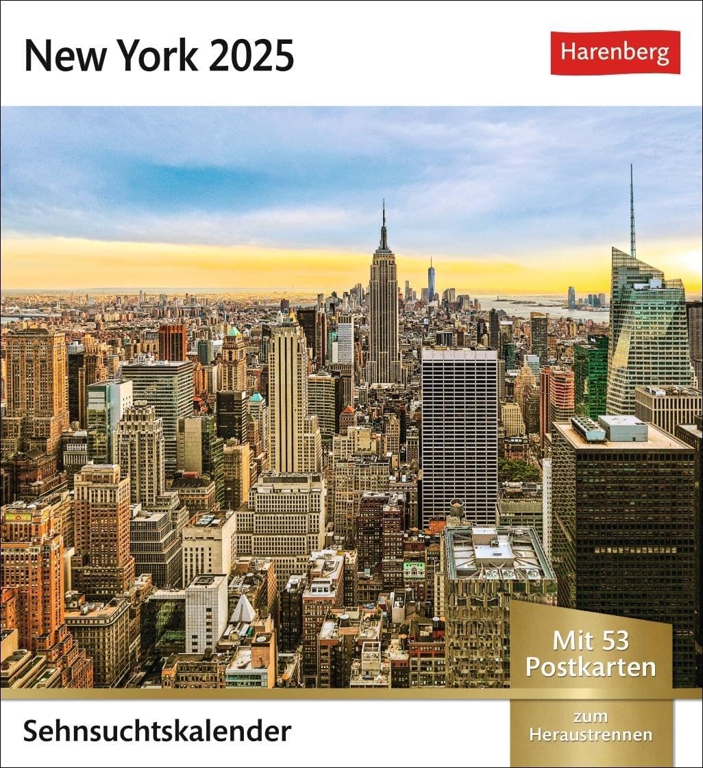 New York Calendrier Semainier