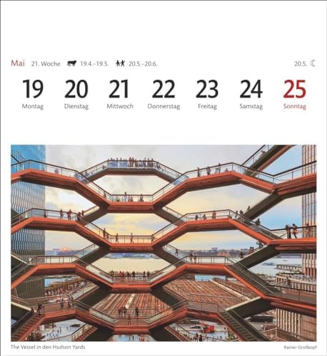 Vue 3 de New York Calendrier Semainier