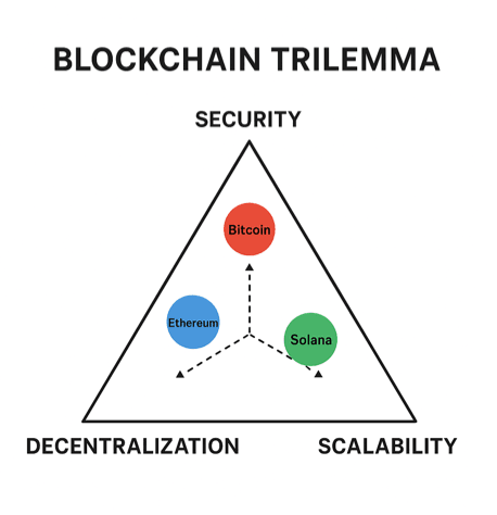 Blockchain Trilemma Diagram