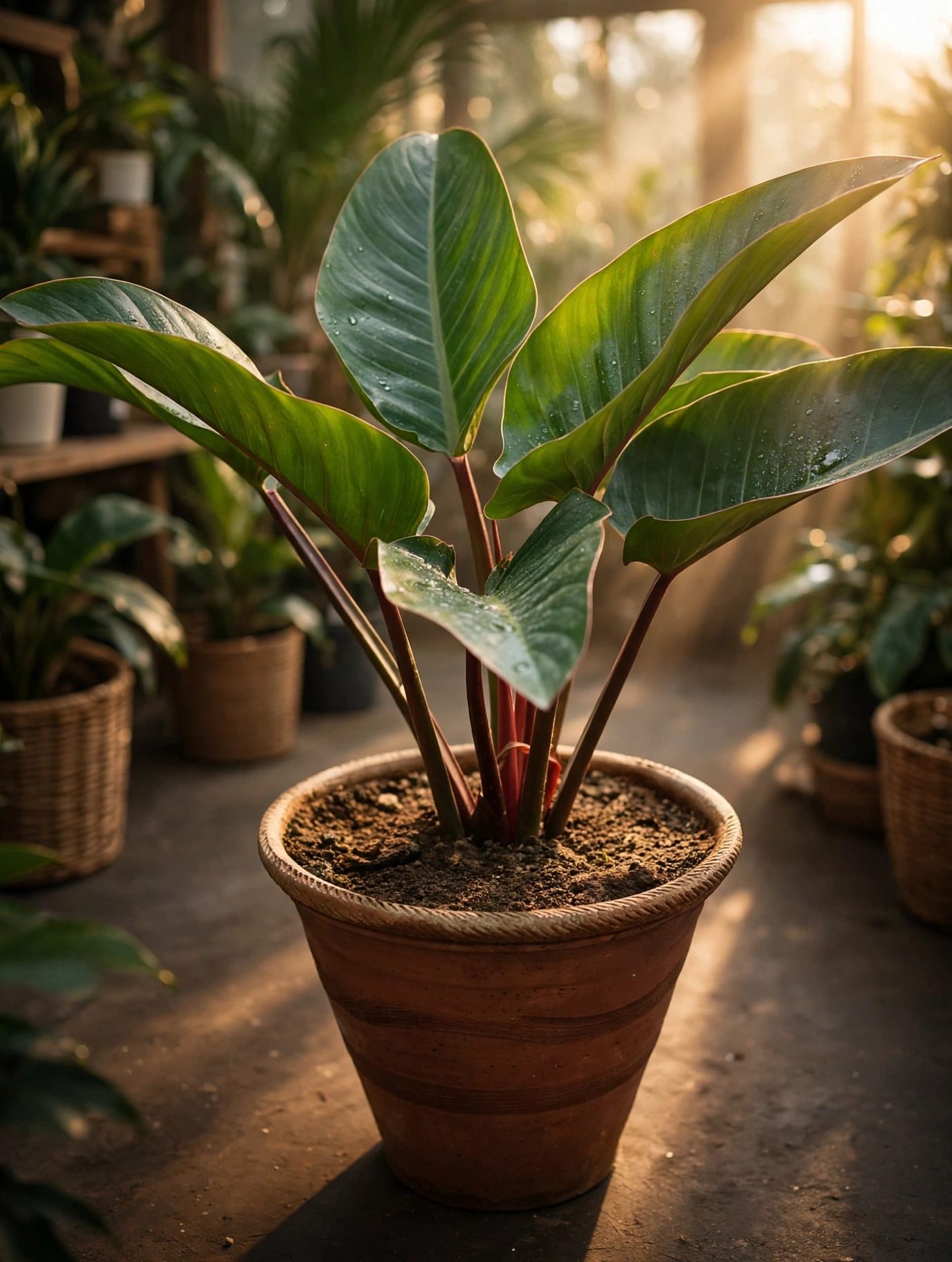 Philodendron congo rojo — فلیڈنڈرن