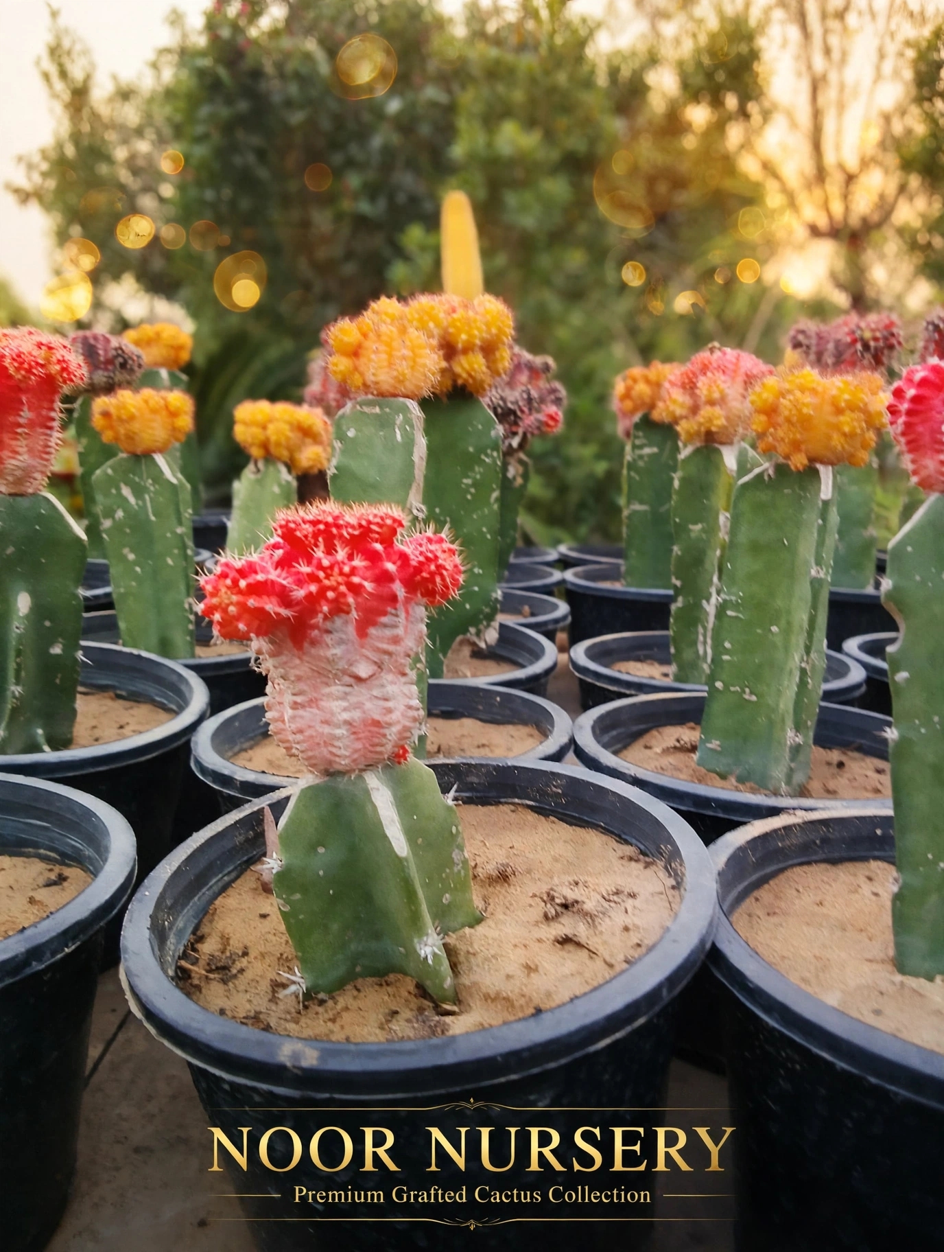 Grated moon cactus — لال گرافیڈ کاکٹس
