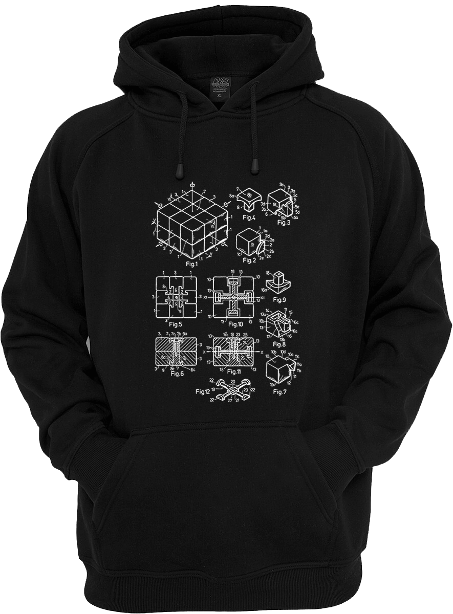 CubeNation Patent Hoodie L CubeNation cubenation-patent-hoodie-l-cubenation
