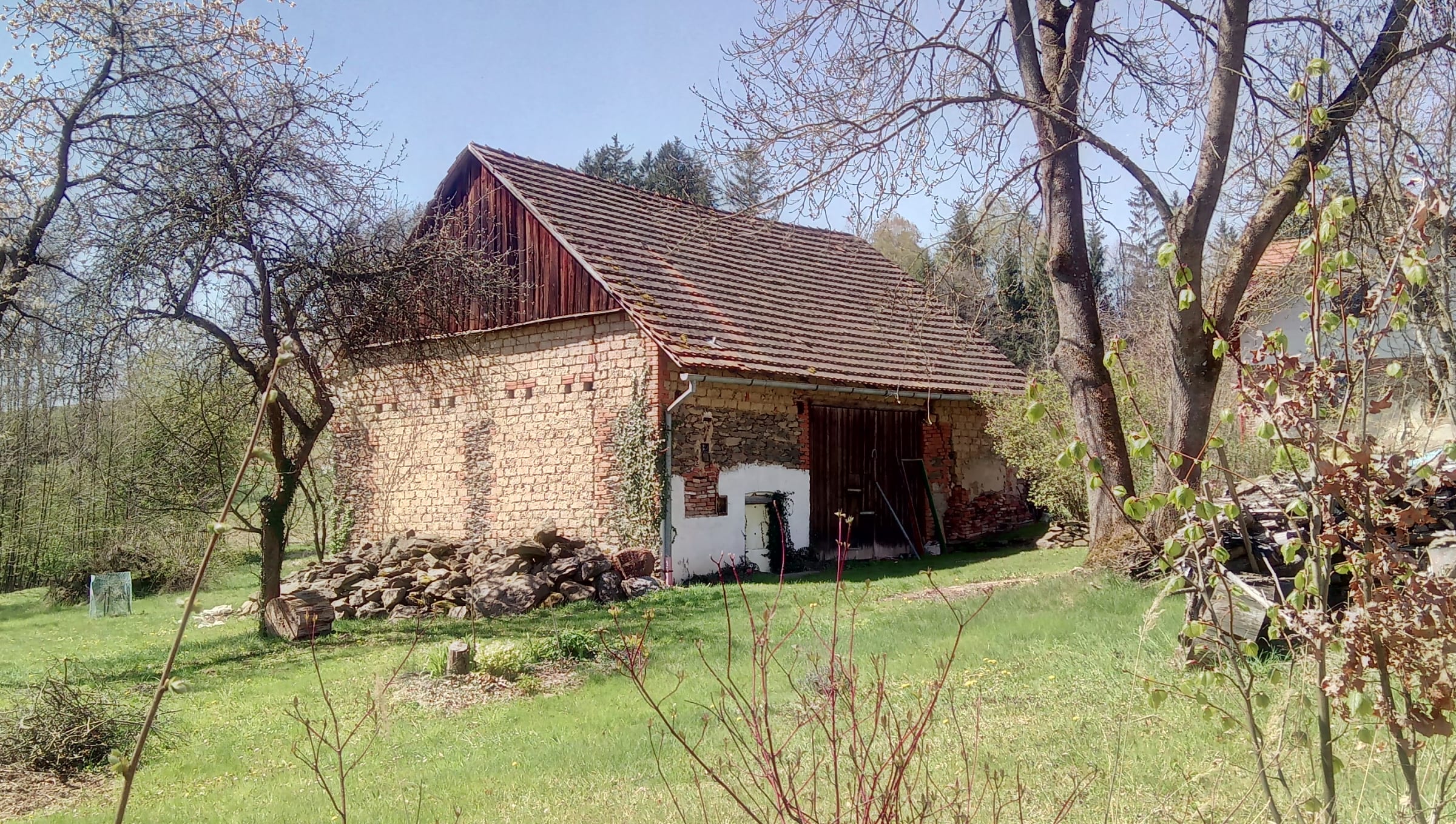 Stodola u stavení č.p. 17, Mlynářovice u Plánice