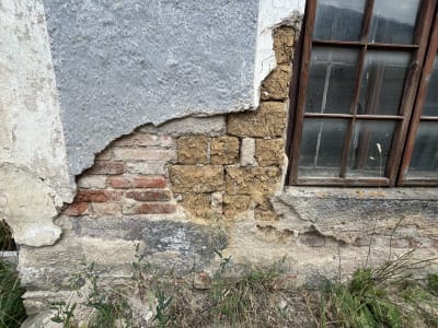 Detail zdiva z vepřovic