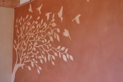 Sgrafito do hliněné omítky