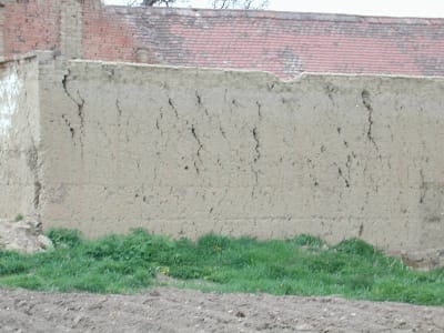 Bantice, zřícenina stodoly usedlosti čp. 16