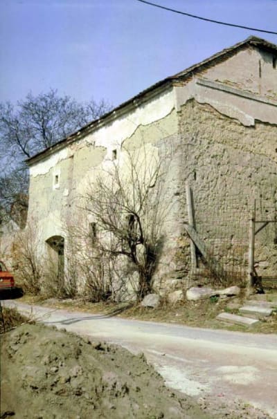 Šatov, lisovna za usedlostí čp. 19 na p.č. 244