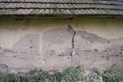 Mařatice, Soví Hora, búda na pč. 274, nabíjená, částečně s hlinenou omítkou