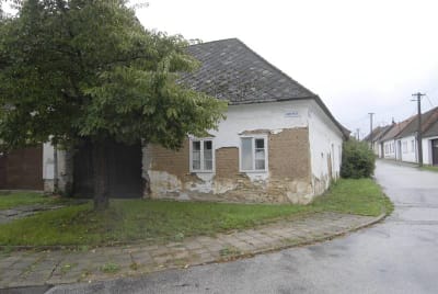 Strážnice, Staré Město/ Žerotínská, usedlost bez čp., asi opuštěná z nepálených cihel