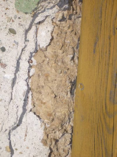 Lidéřovice, ulice Za Zborem, detail nabíjení chalupy čp. 110