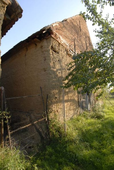 Lidéřovice, západní humno, nabíjená stodola usedlosti čp. 24