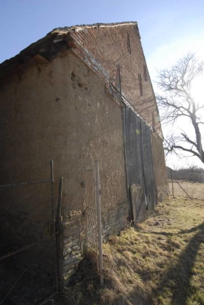 Lidéřovice, západní humno, stodola usedlosti čp. 24