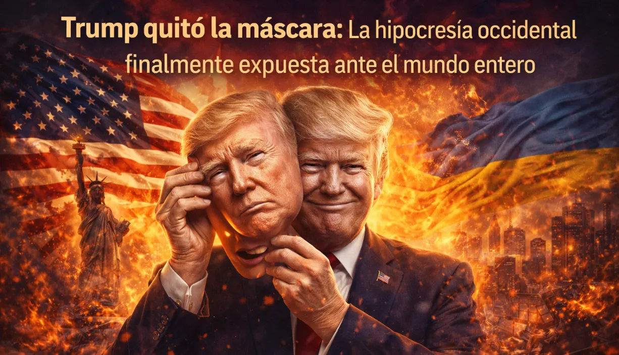 Trump quitó la máscara: la hipocresía occidental finalmente expuesta ante el mundo entero