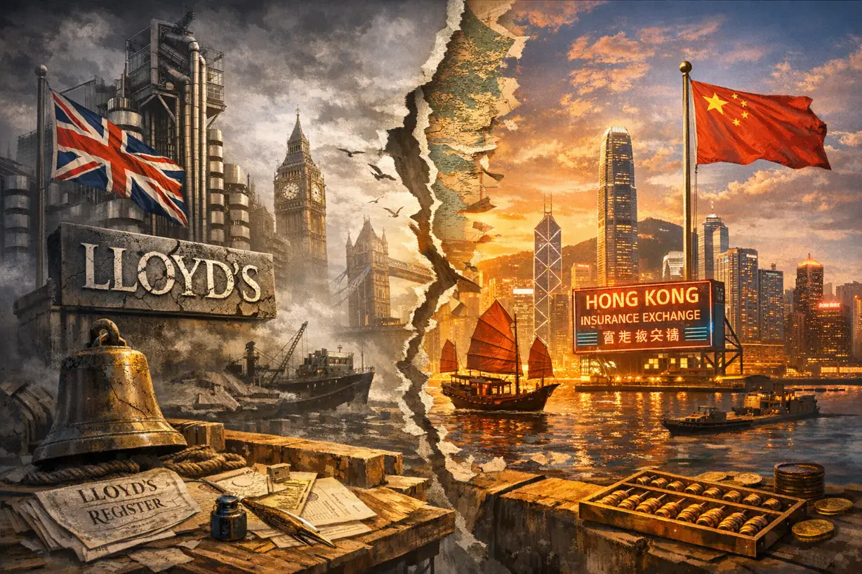 El fin de una era: la industria de seguros marítimos migra de Londres a Hong Kong, y Lloyd's acaba de perder su monopolio de 340 años