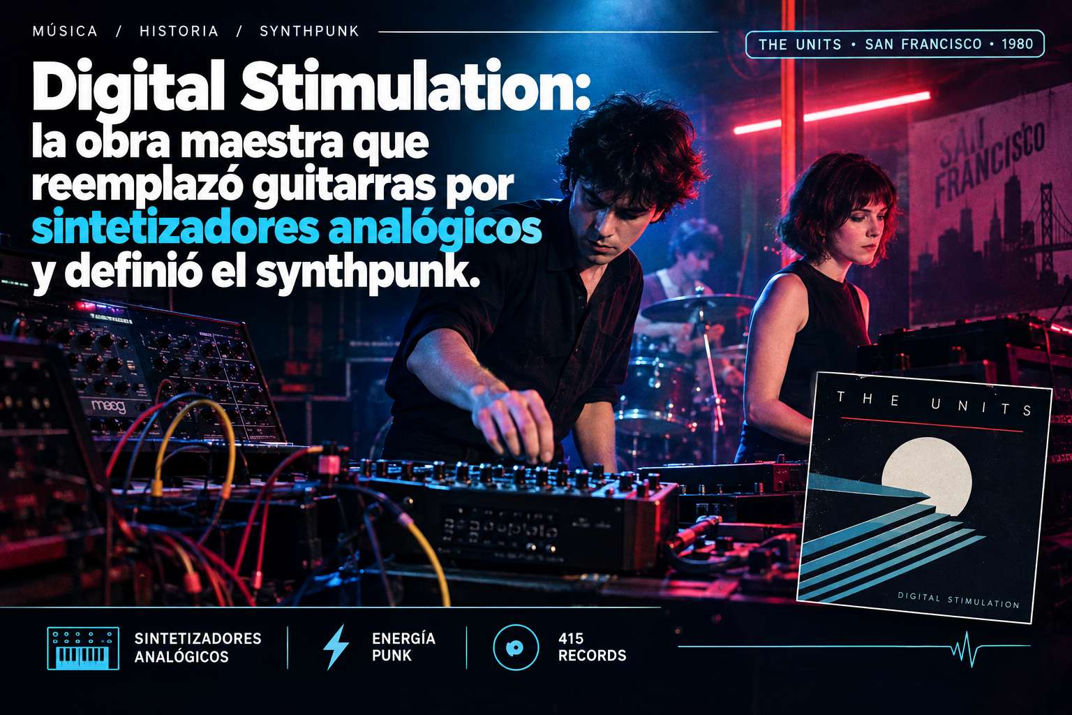 The Units y 'Digital Stimulation': Cuando el synthpunk reinventó el ro