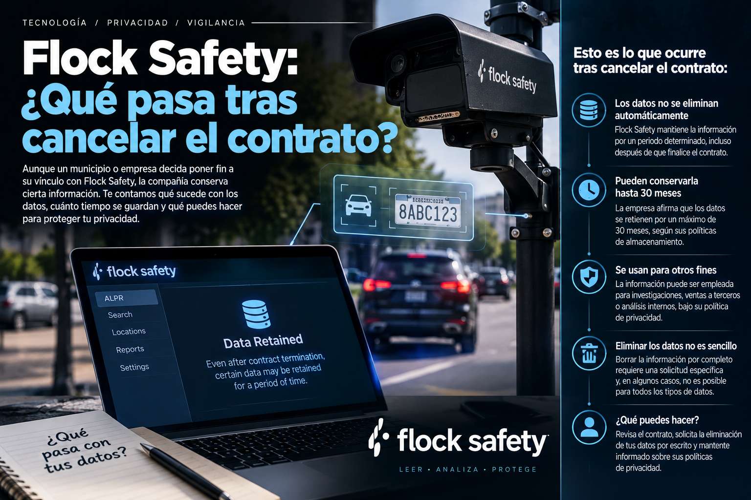Flock Safety: ¿Qué pasa tras cancelar el contrato?
