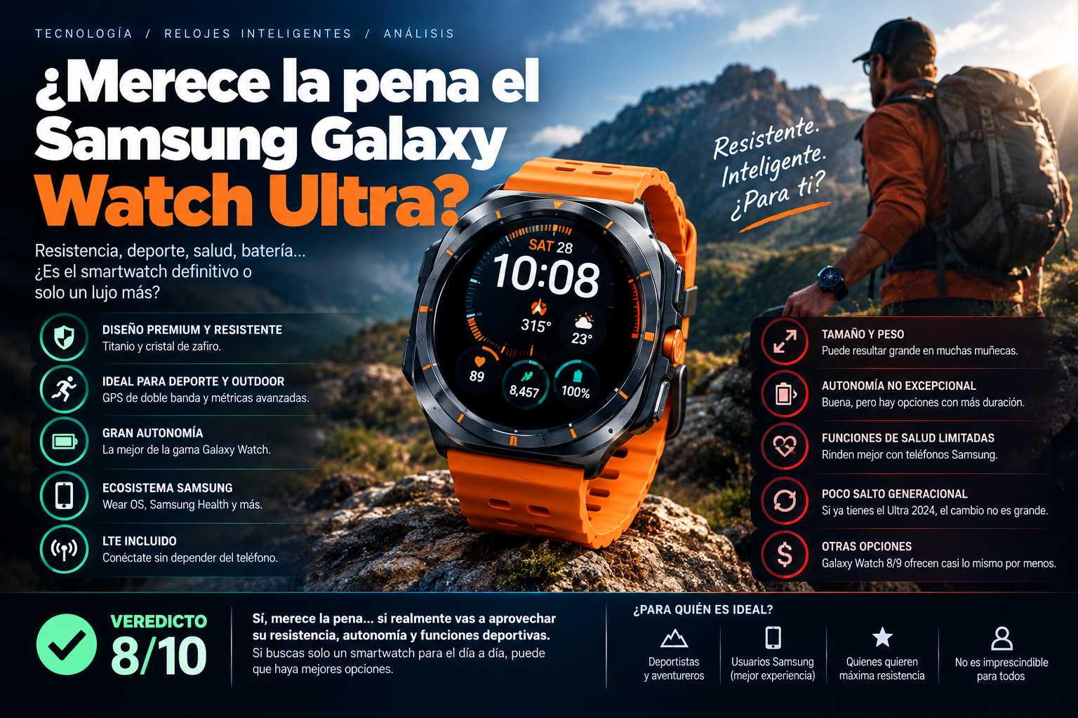 ¿Merece la pena el Samsung Galaxy Watch Ultra?