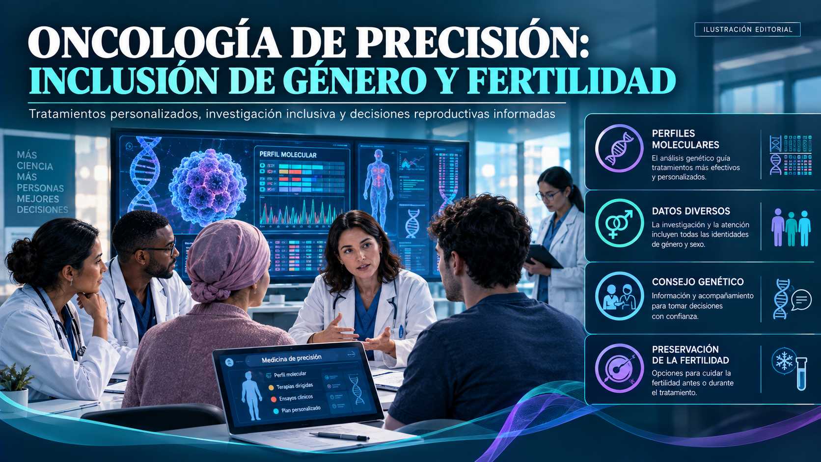 Oncología de precisión: inclusión de género y fertilidad