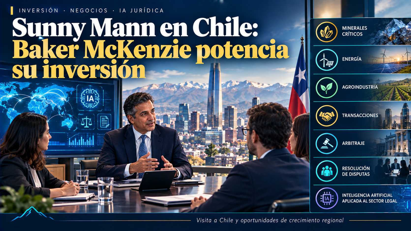 Sunny Mann en Chile: Baker McKenzie potencia su inversión