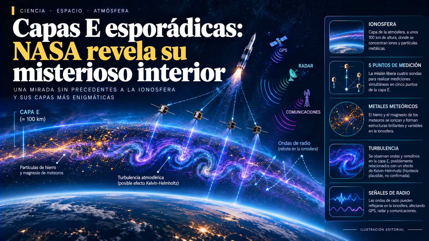 Capas E esporádicas: NASA revela su misterioso interior
