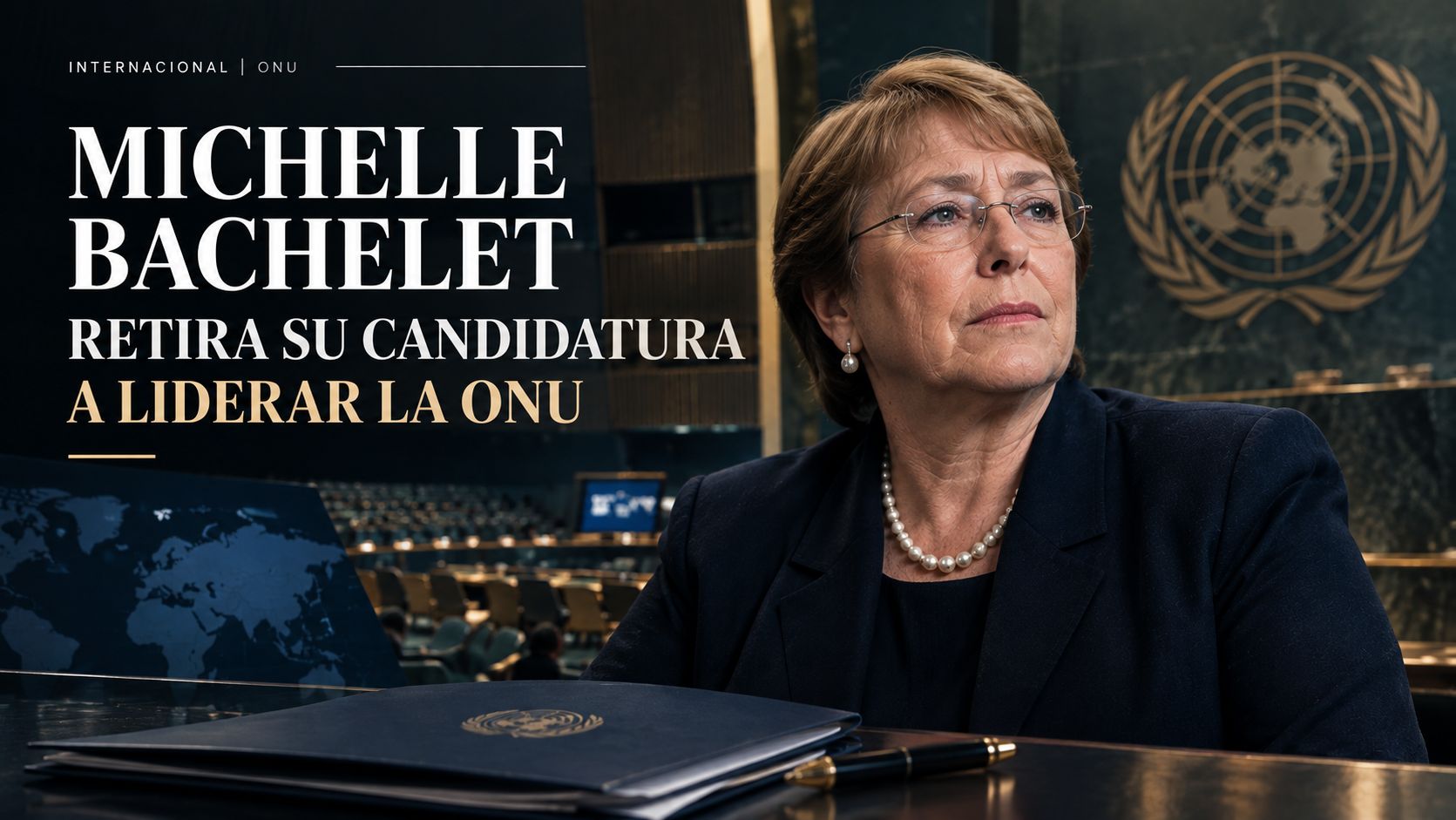 Michelle Bachelet retira candidatura a liderar la ONU