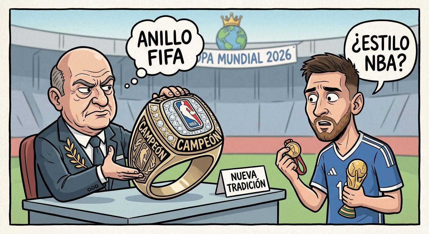 Anillos de campeón en el Mundial 2026: estilo NBA