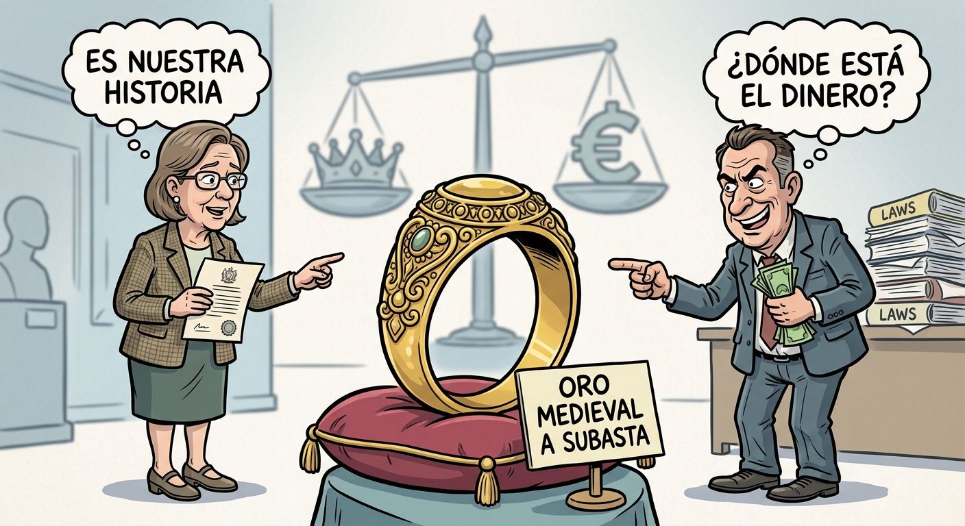 Oro medieval: el sorprendente hallazgo que va a subasta