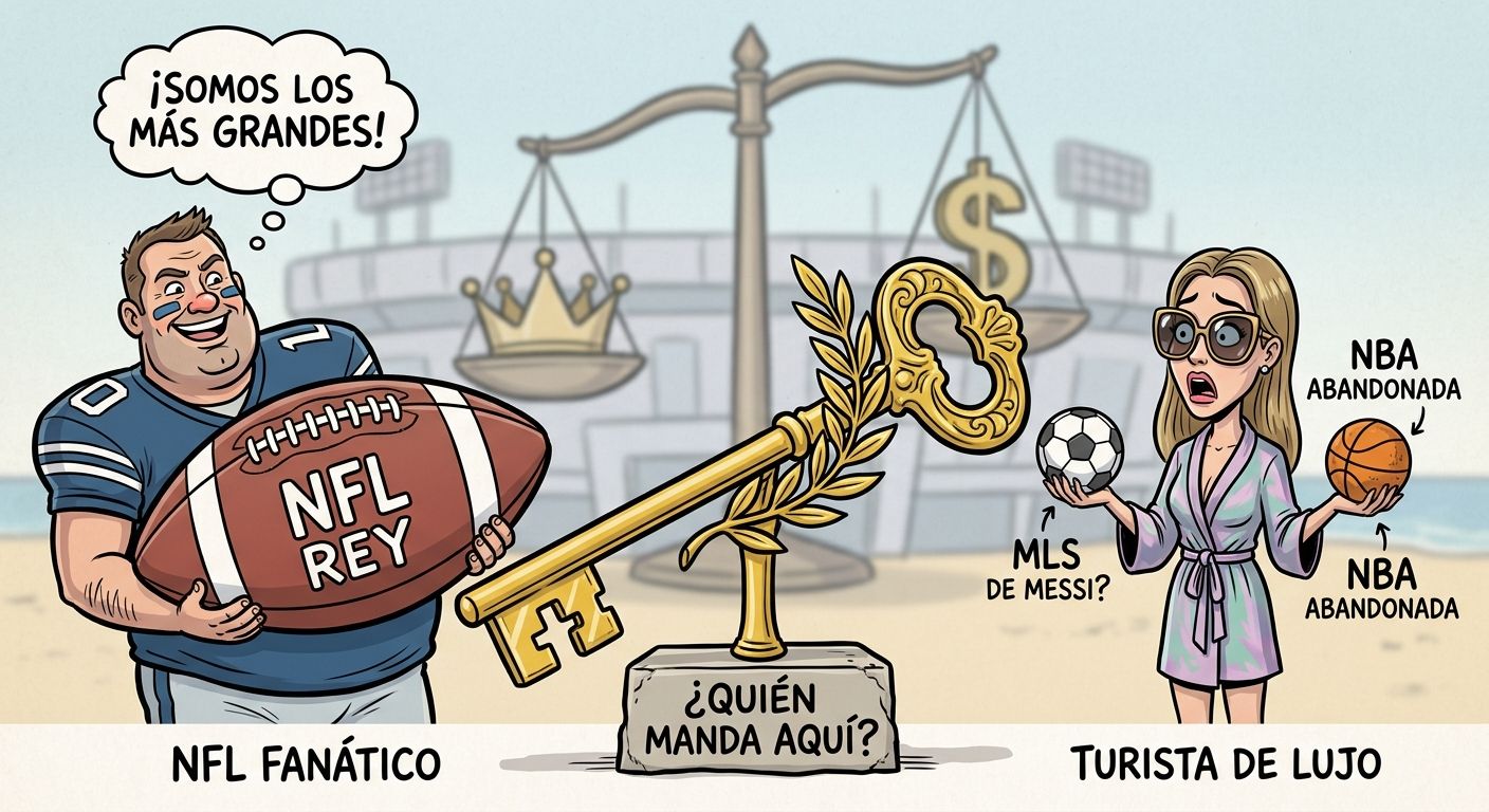 Deporte más visto en EEUU: ¿NFL, NBA o la MLS de Messi?
