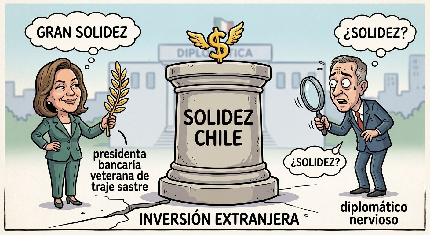 Inversión en Chile: Ana Botín destaca su gran solidez
