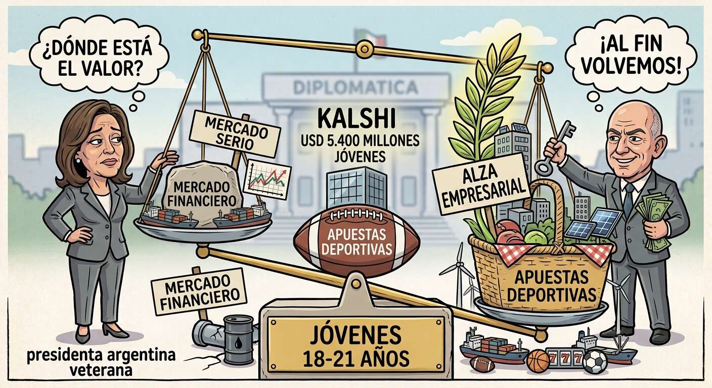 Kalshi y apuestas deportivas: USD 5.400 M en jóvenes