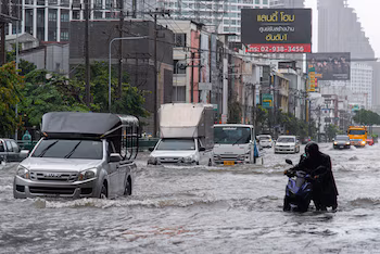 Inundaciones en Bangkok: declaran desastre en 50 distritos