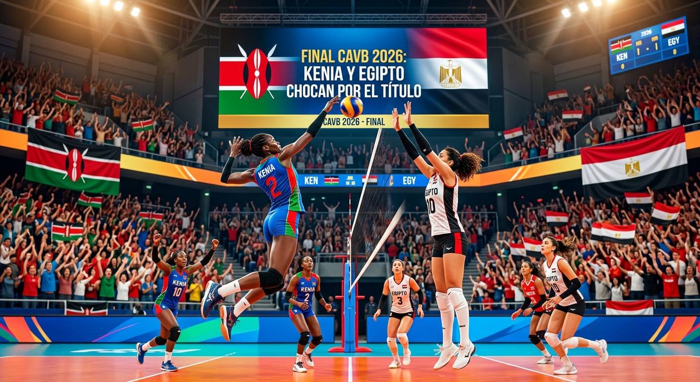 Final CAVB 2026: Kenia y Egipto chocan por el título