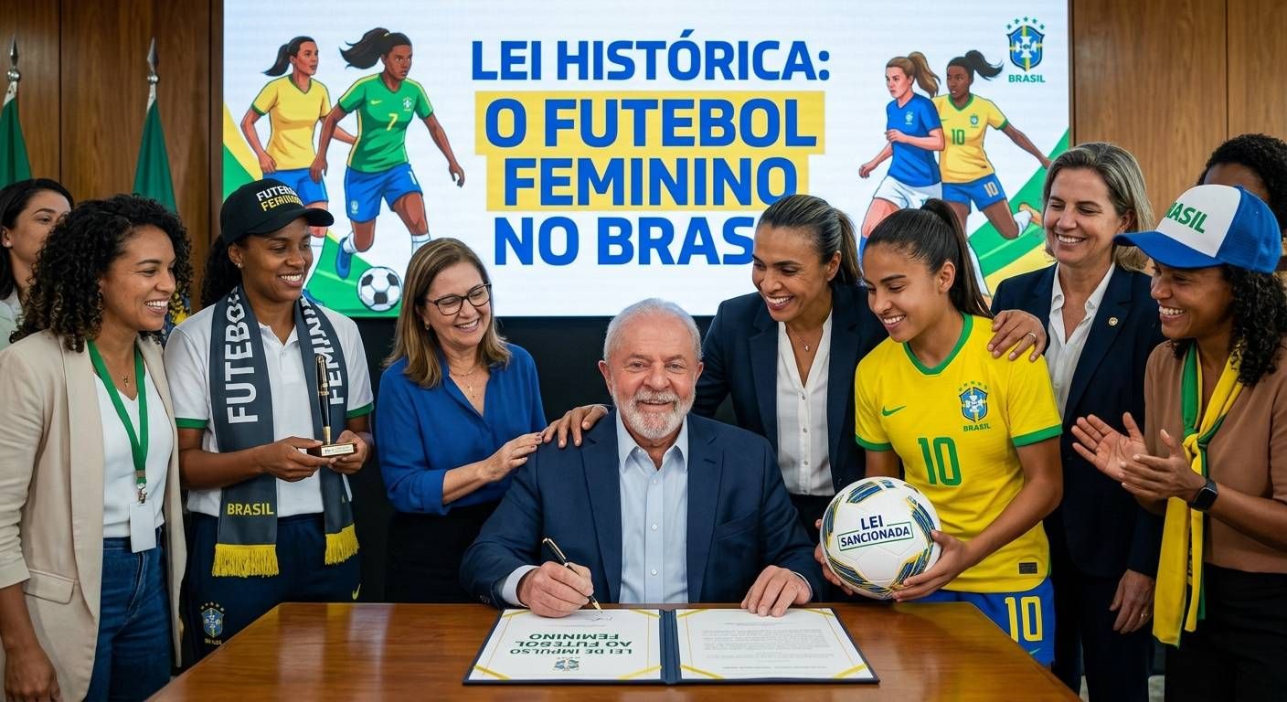 Lula sanciona ley para impulsar el fútbol femenino en Brasil